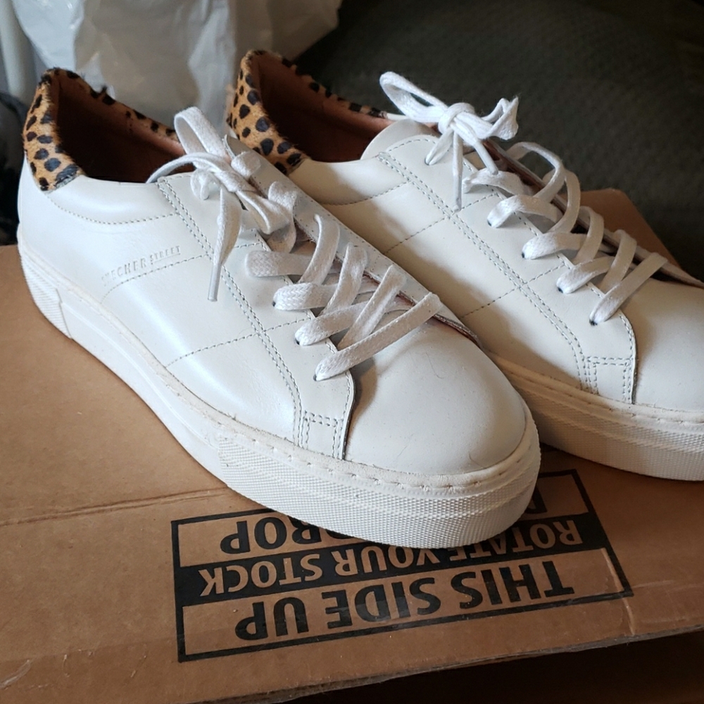 White and Leopard Platforms